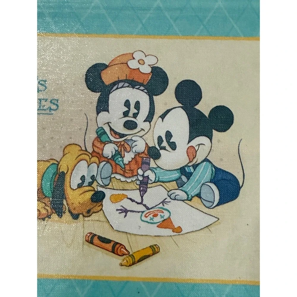 VTG Disney Mickey & Co Baby Picture Small Album by Hallmark Baby Mickey & Minnie